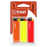 Cricket Original Aanstekers 3-pack/kleinverpakking