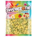 Sweetzone Apple & Custard Hearts zak 1kg