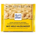 Ritter Sport NS Wit Hele Hazelnoot tablet 100gr
