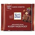 Ritter Sport CV Melk Hazelnoot Rozijn tablet 100gr