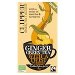 Clipper Green Tea Ginger (BIO) doosje 20st