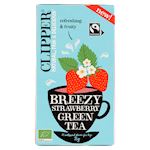 Clipper Thee Breezy Strawberry (BIO) doosje 20st