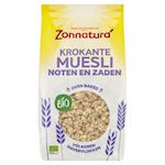 Zonnatura Krokante Muesli Noten en Zaden (BIO) zak 375gr