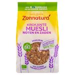 Zonnatura Krokante Muesli Noten en Zaden (BIO) zak 375gr