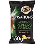 Lay's Sensations Mexican Peppers & Cream zak 150gr