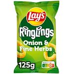 Lay's Ringlings Uiensmaak zak 125gr